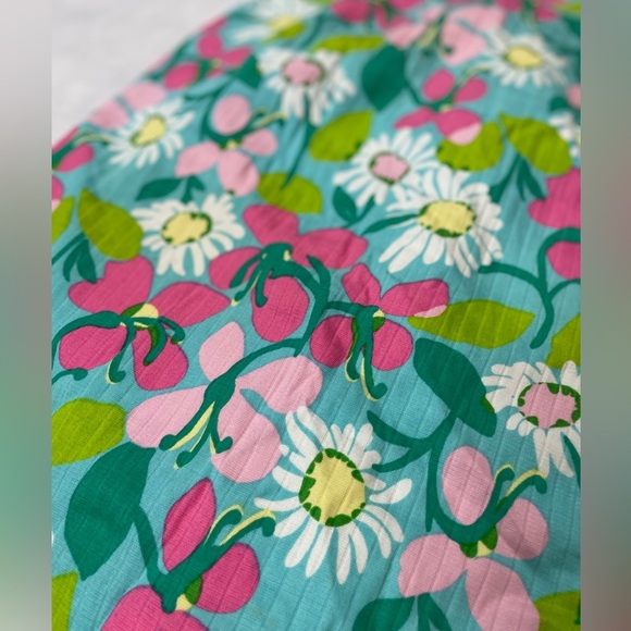 $148 LILLY PULITZER SZ 0 Blossom Lined Sleeveless Floral Dress in Printed Dobby - Picture 13 of 13